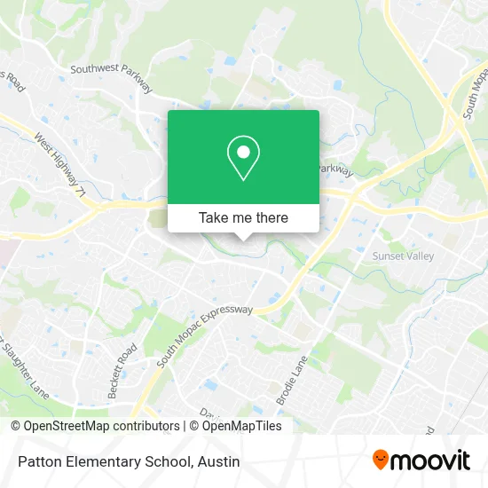 Patton Elementary School map