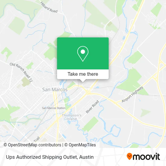 Ups Authorized Shipping Outlet map