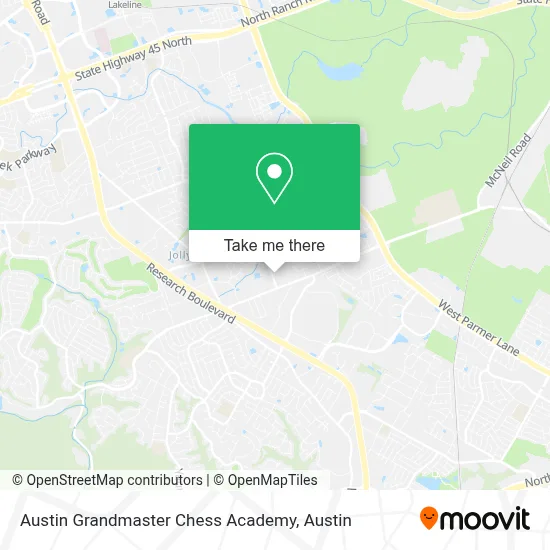 Austin Grandmaster Chess Academy map