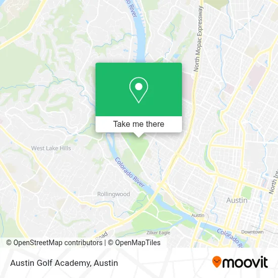 Austin Golf Academy map