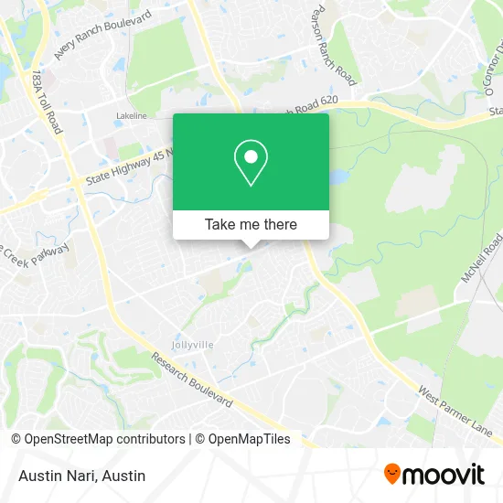 Austin Nari map