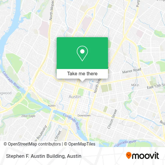 Stephen F. Austin Building map