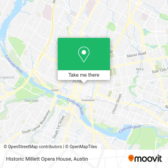 Historic Millett Opera House map