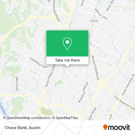Chase Bank map