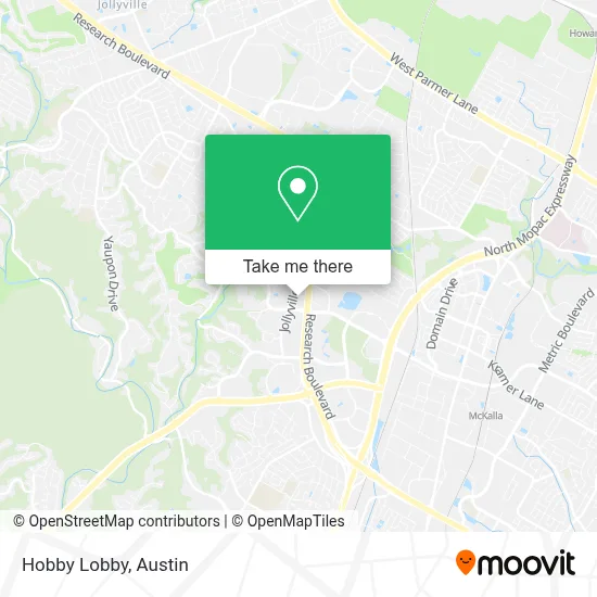 Hobby Lobby map