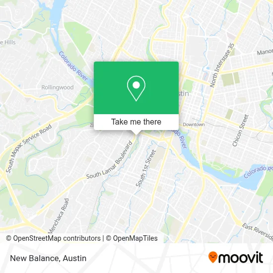 New Balance map
