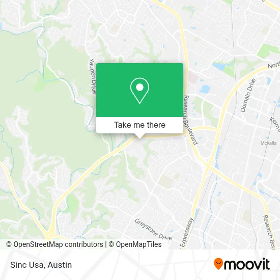 Sinc Usa map