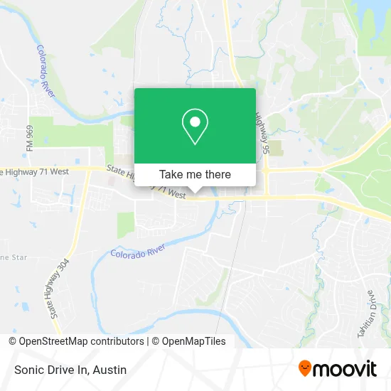 Sonic Drive In map