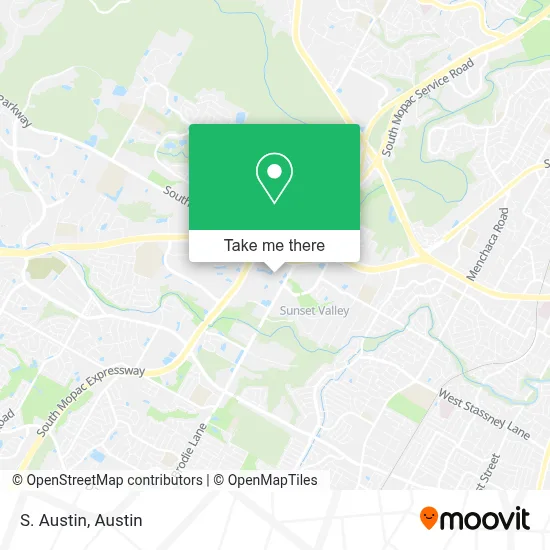 S. Austin map