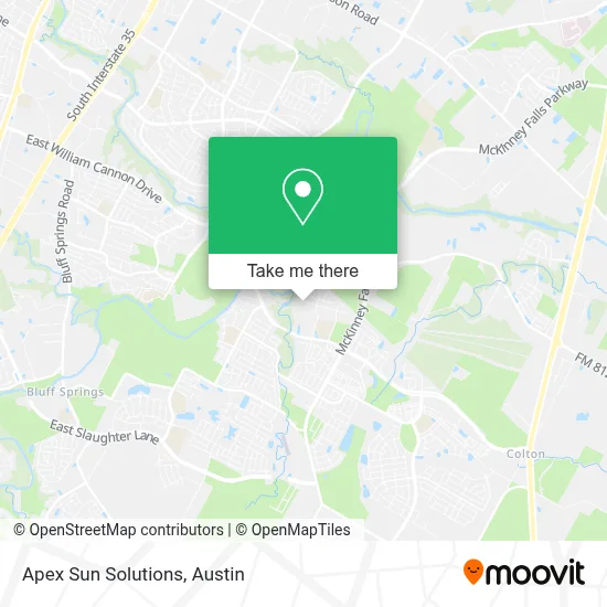 Apex Sun Solutions map