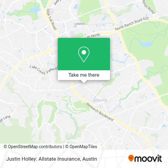 Justin Holley: Allstate Insurance map