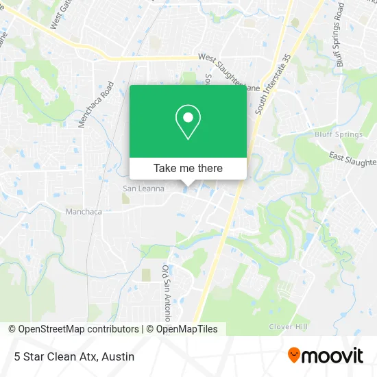 5 Star Clean Atx map