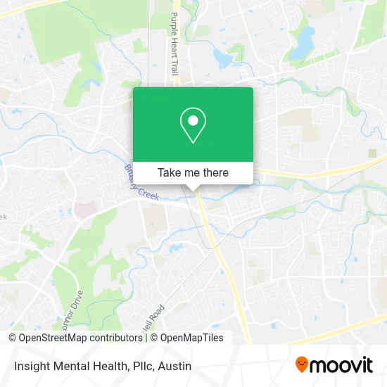 Insight Mental Health, Pllc map