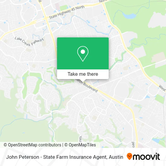 John Peterson - State Farm Insurance Agent map