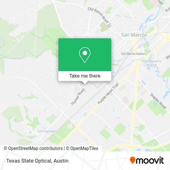 Texas State Optical map