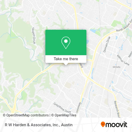 R W Harden & Associates, Inc. map