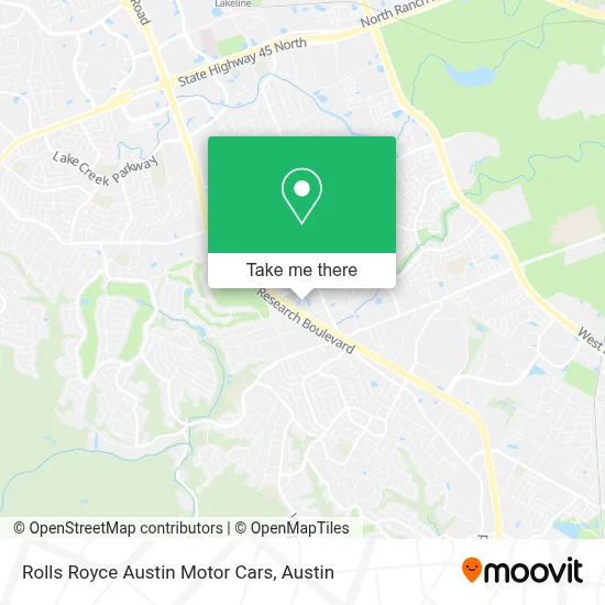 Rolls Royce Austin Motor Cars map