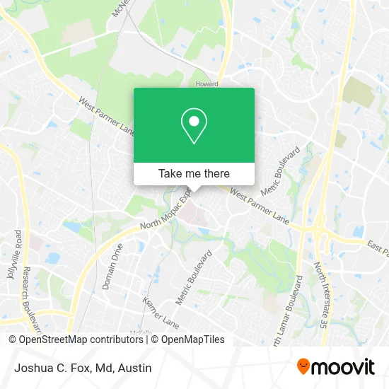 Joshua C. Fox, Md map
