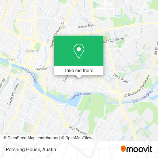 Pershing House map