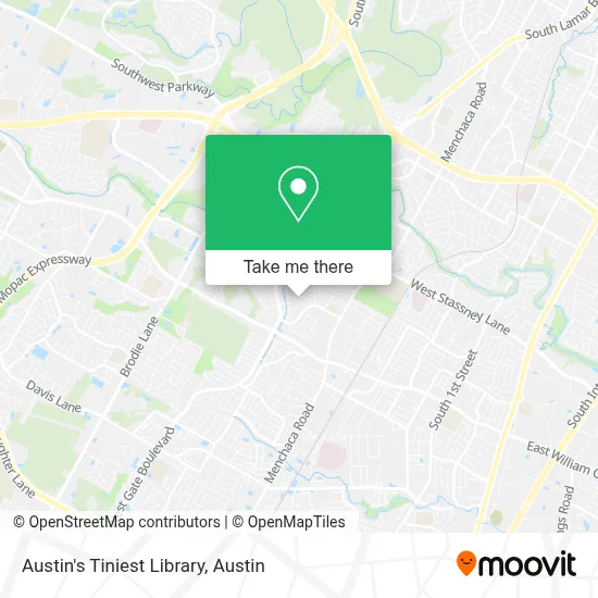 Austin's Tiniest Library map