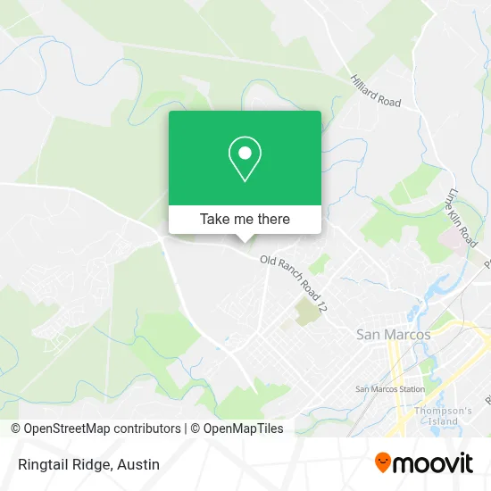 Ringtail Ridge map