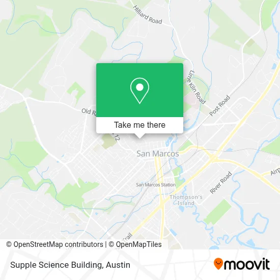 Supple Science Building map