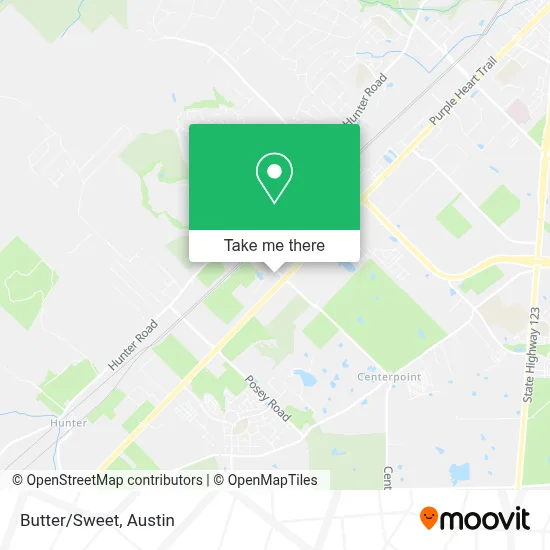 Butter/Sweet map