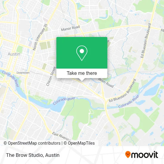 The Brow Studio map