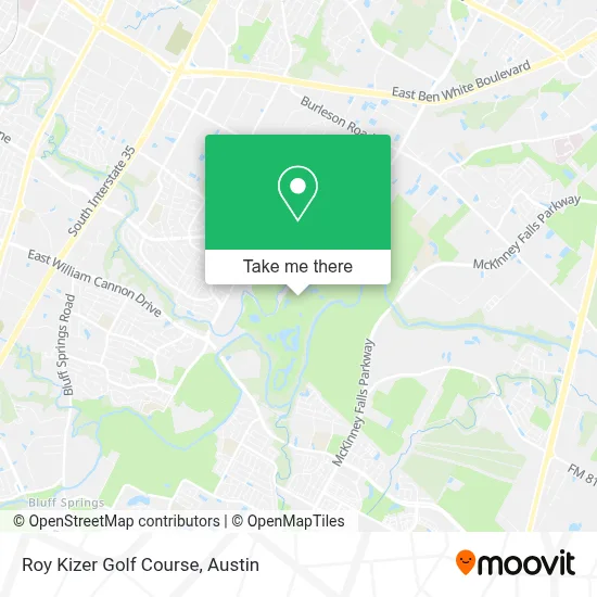 Roy Kizer Golf Course map