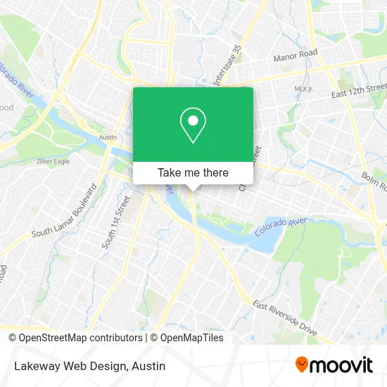 Lakeway Web Design map
