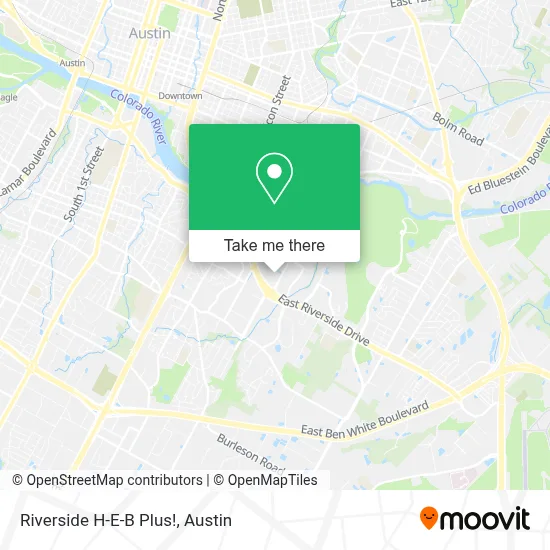 Riverside H-E-B Plus! map