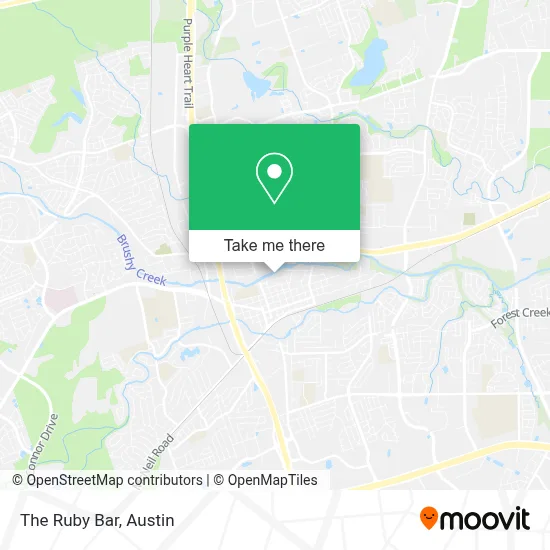 The Ruby Bar map