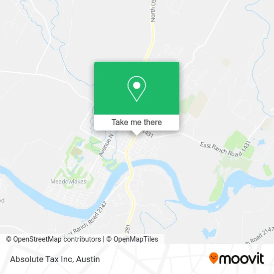 Absolute Tax Inc map