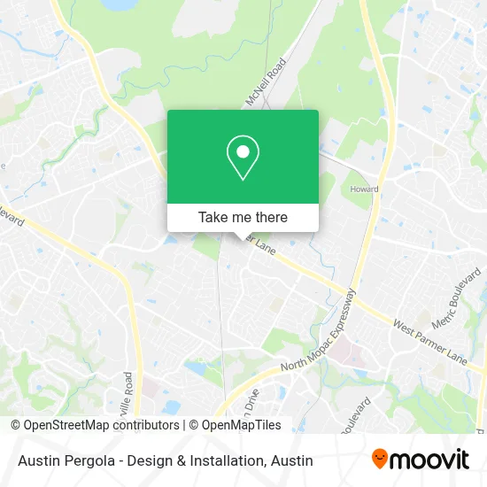Austin Pergola - Design & Installation map