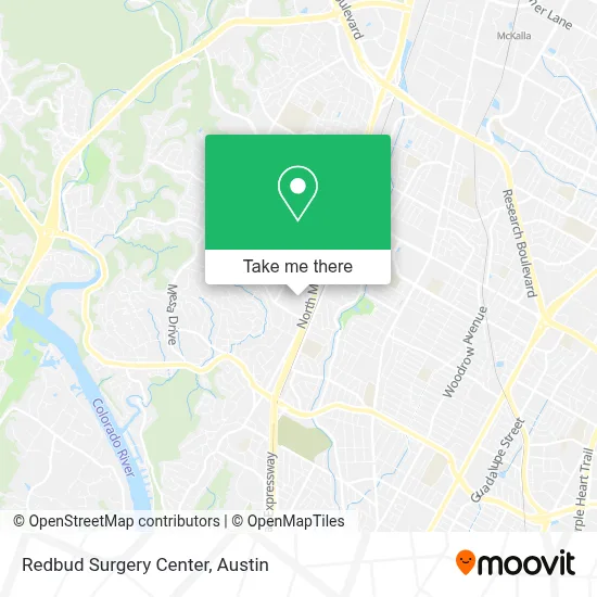 Redbud Surgery Center map