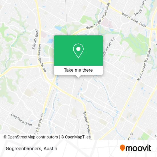Gogreenbanners map