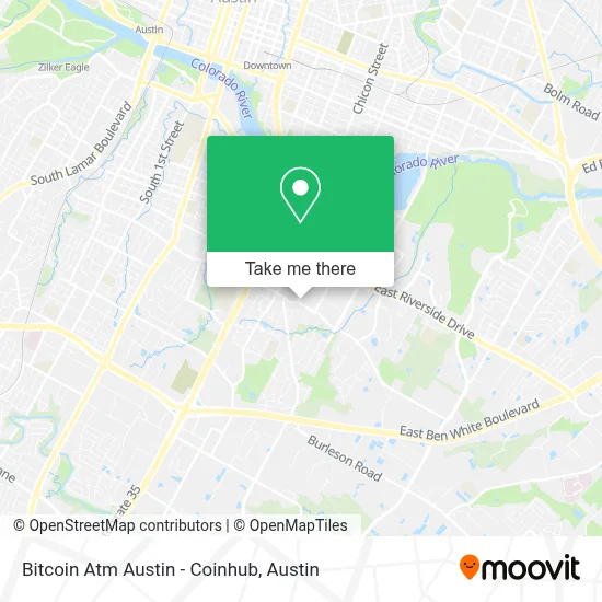 Bitcoin Atm Austin - Coinhub map