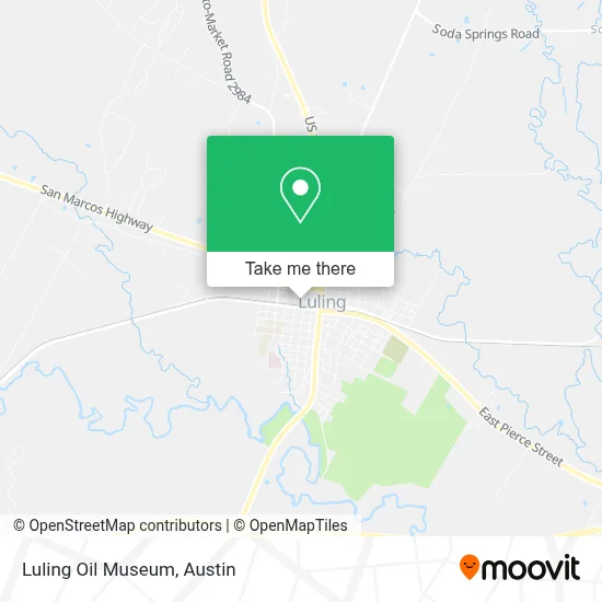 Luling Oil Museum map