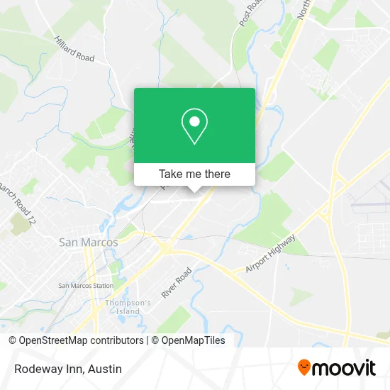 Rodeway Inn map