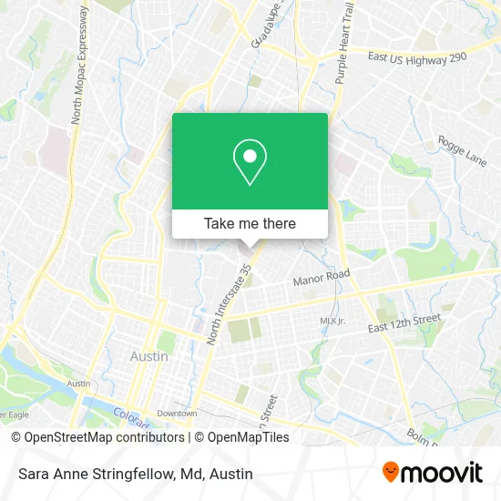 Sara Anne Stringfellow, Md map