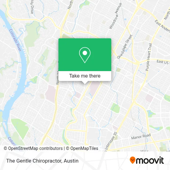 The Gentle Chiropractor map
