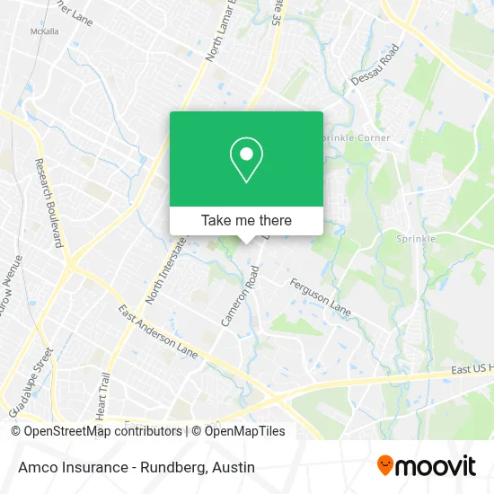 Amco Insurance - Rundberg map