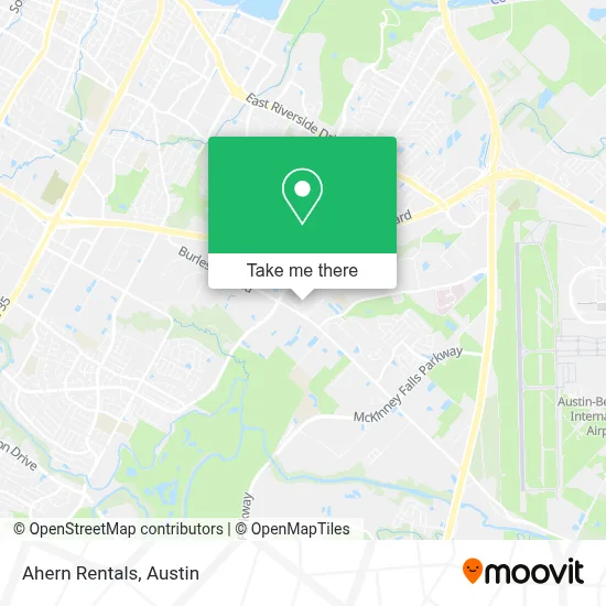 Ahern Rentals map