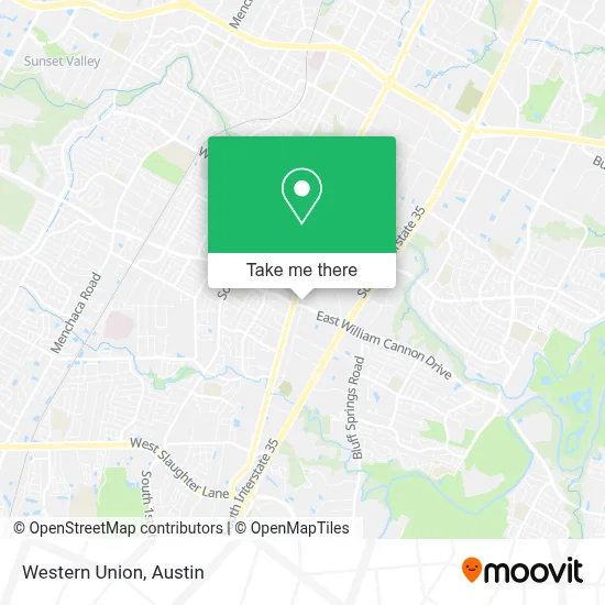 Western Union map