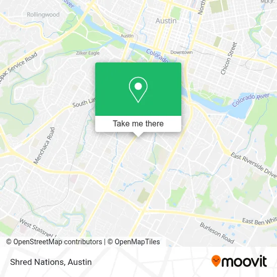 Shred Nations map