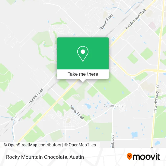 Rocky Mountain Chocolate map