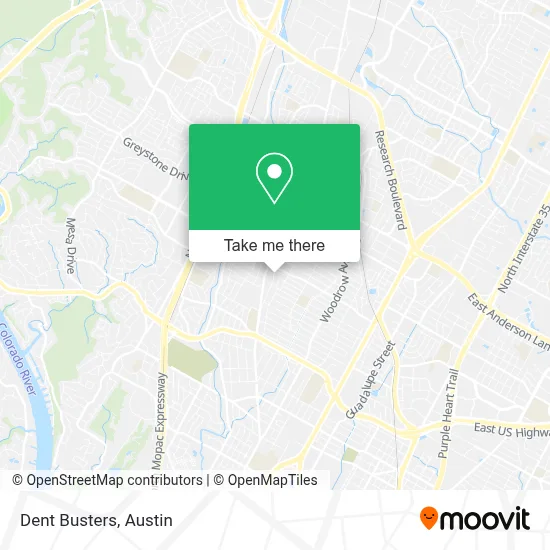 Dent Busters map