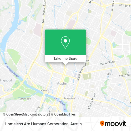 Homeless Are Humans Corporation map