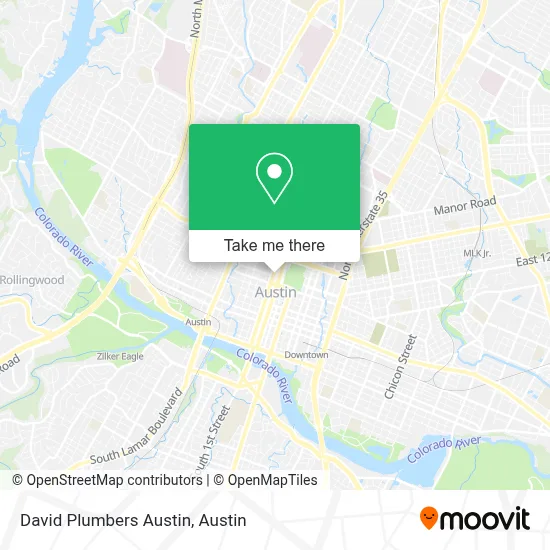 David Plumbers Austin map