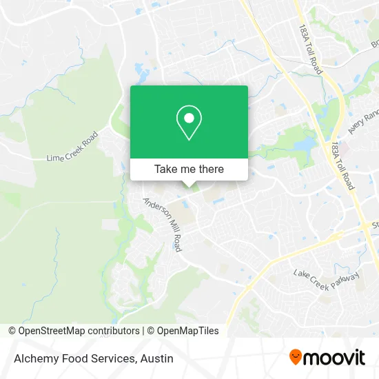 Alchemy Food Services map